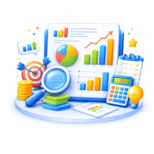 icon dashboard quản lý dữ liệu doanh nghiệp chuyển đổi số bizco