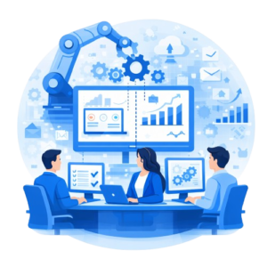 Dịch vụ setup chuyển đổi số Bizco giúp doanh nghiệp số hóa toàn bộ quy trình vận hành, kết nối dữ liệu giữa các phòng ban trên một hệ thống thống nhất, nâng cao hiệu suất, quản lý minh bạch và dễ dàng mở rộng.